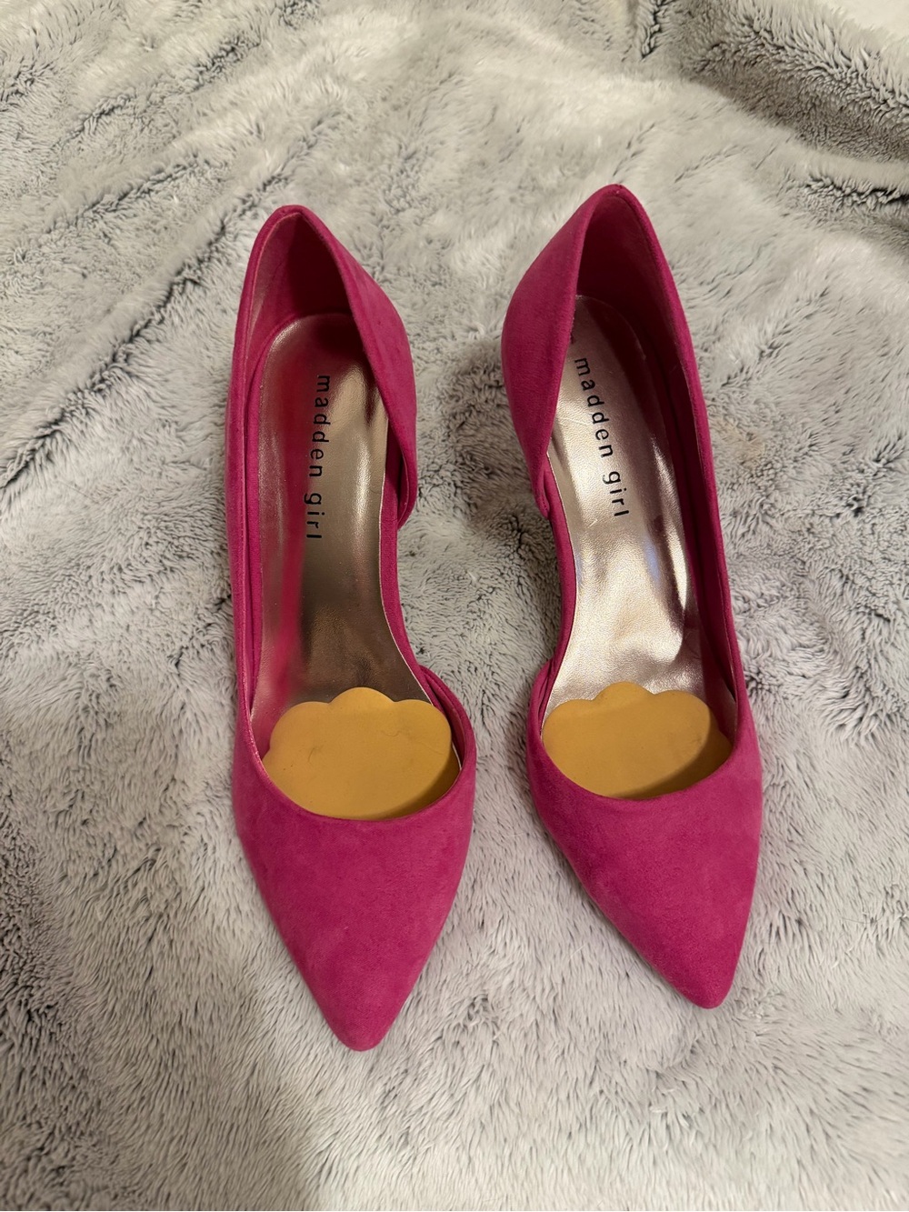 Madden Girl Hot Pink Pointed-Toe Pumps